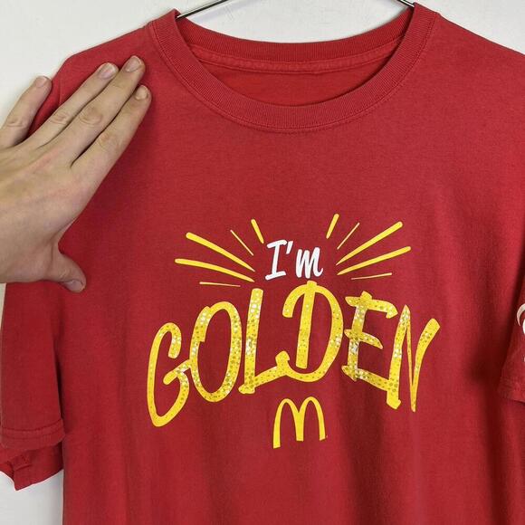Vintage McDonald's I'm Golden T-Shirt with Dr Pepper Logo - Picture 3 of 4